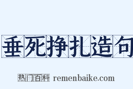 垂死挣扎造句是什么意思的图片